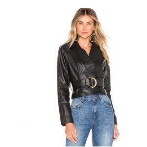 #NWT Revolve Tularosa Faux Leather Jacket